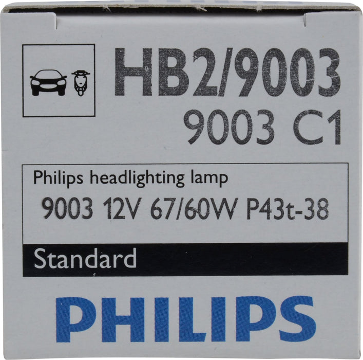 High Beam and Low Beam Fog Light Bulb for Harley Davidson FXSTSSE3 CVO Softail Springer 2009 - Phillips 9003C1