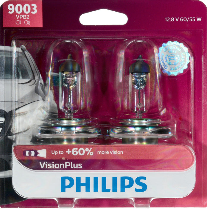 High Beam OR High Beam and Low Beam OR Low Beam Fog Light Bulb for Volkswagen Up! 2018 2017 2016 - Phillips 9003VPB2