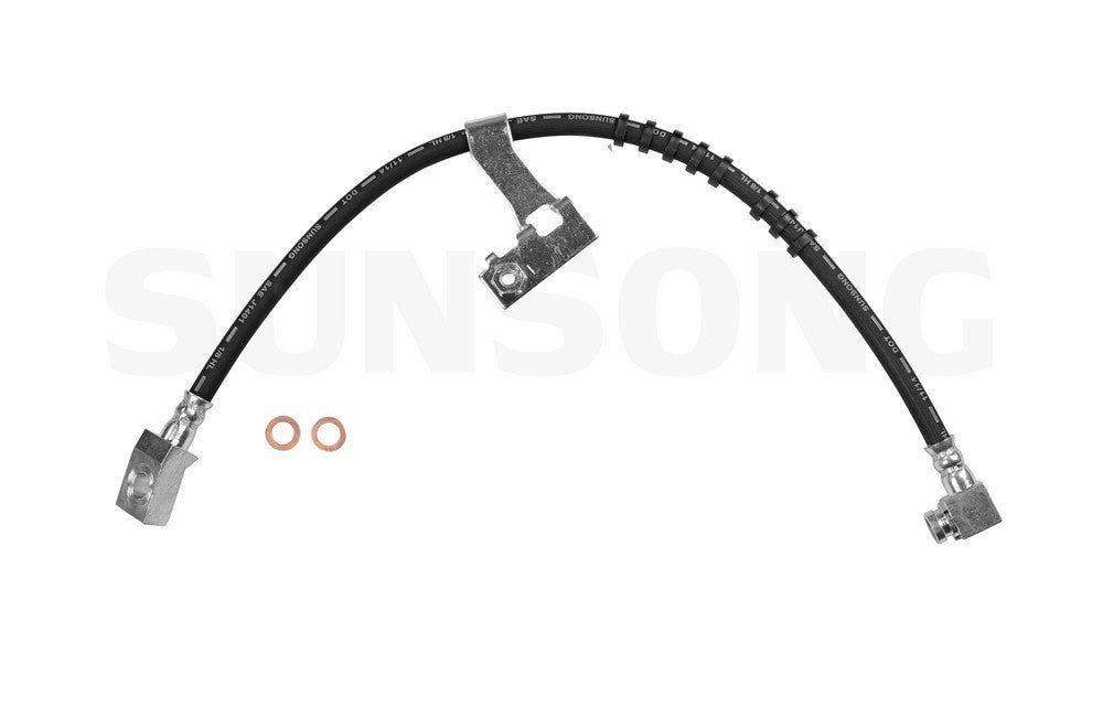 Front Left/Driver Side Brake Hydraulic Hose for Chrysler Shadow 1990 - Sunsong 2201009