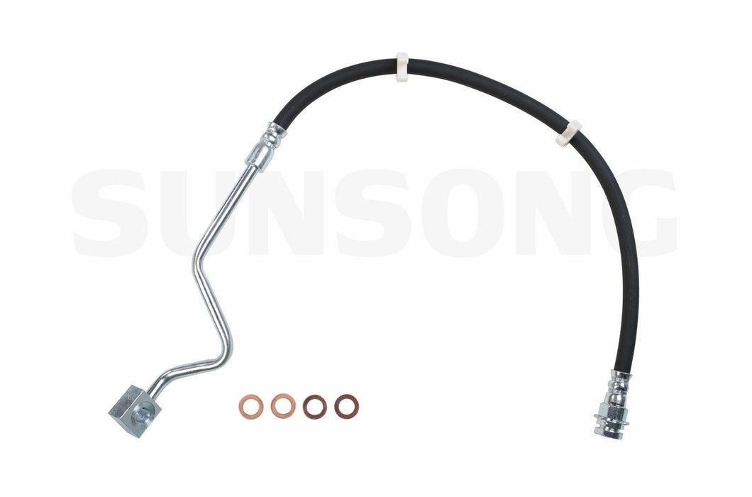 Front Right/Passenger Side Brake Hydraulic Hose for Ford F-250 Super Duty 4WD 2004 2003 2002 2001 2000 1999 - Sunsong 2201211