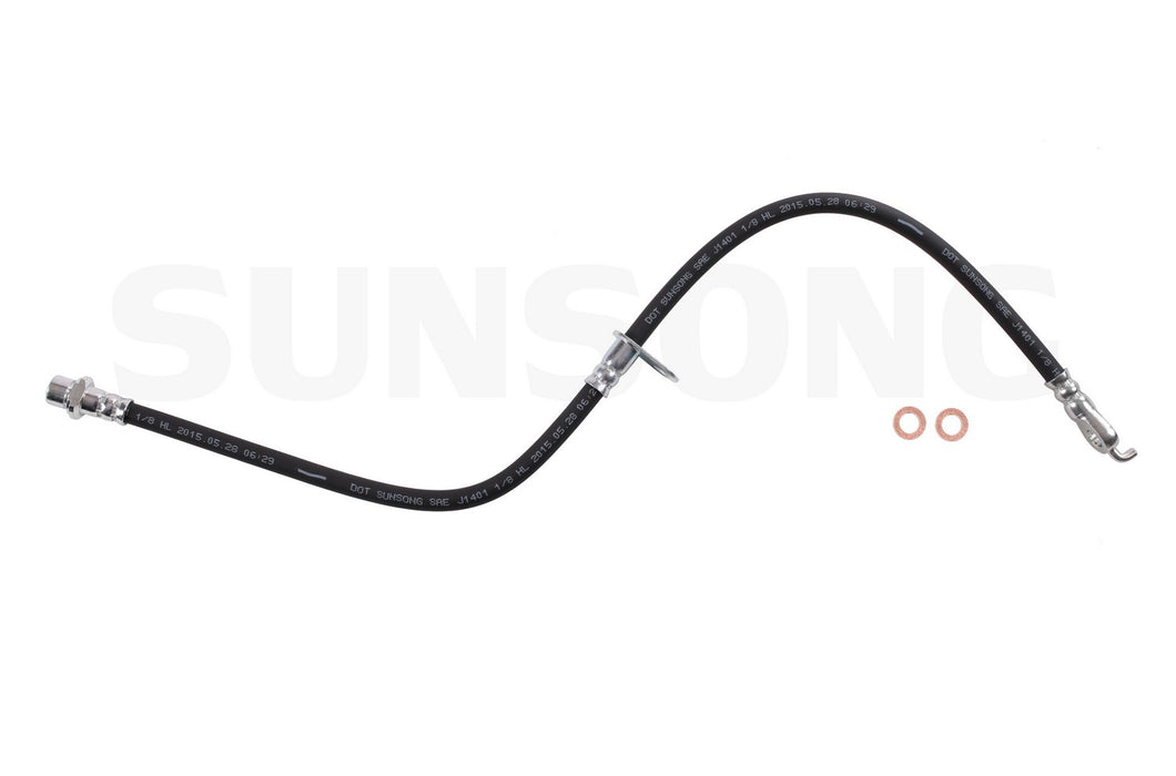 Front Right/Passenger Side Brake Hydraulic Hose for Toyota Corolla 2019 2018 2017 2016 2015 2014 2013 2012 2011 2010 2009 - Sunsong 2202987