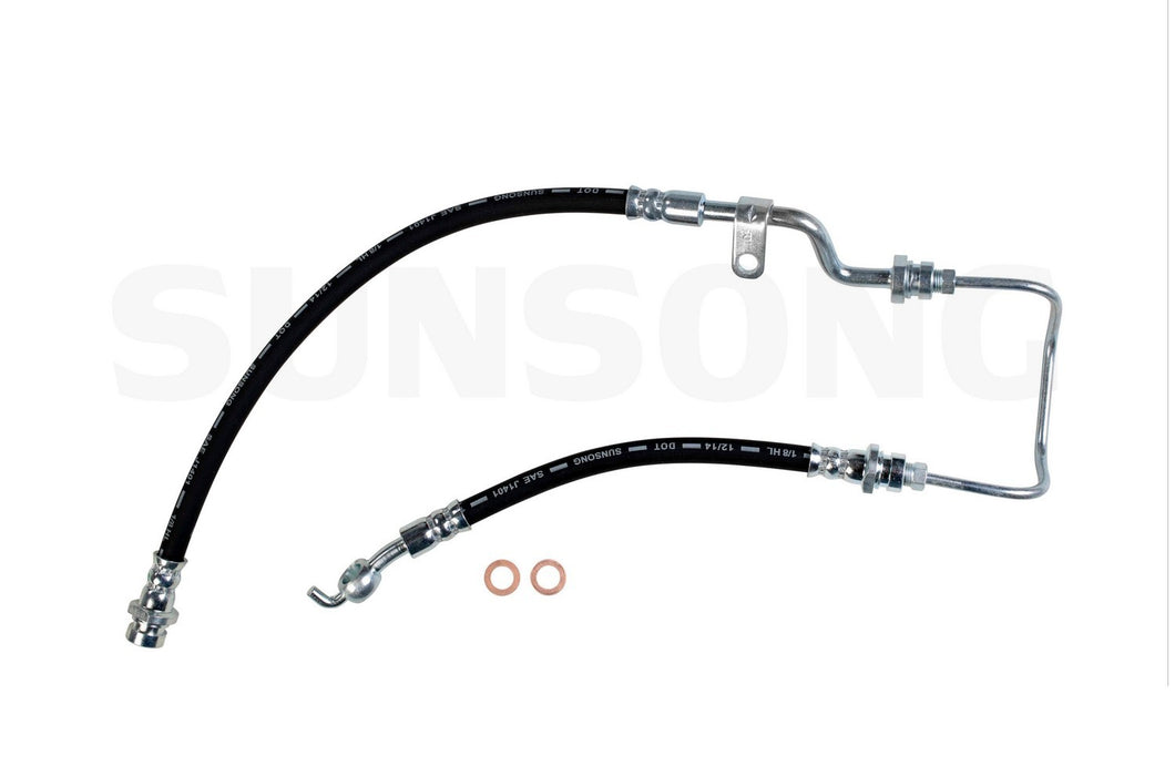 Front Right/Passenger Side Brake Hydraulic Hose for Kia Spectra5 2009 2008 2007 2006 2005 P-3144643