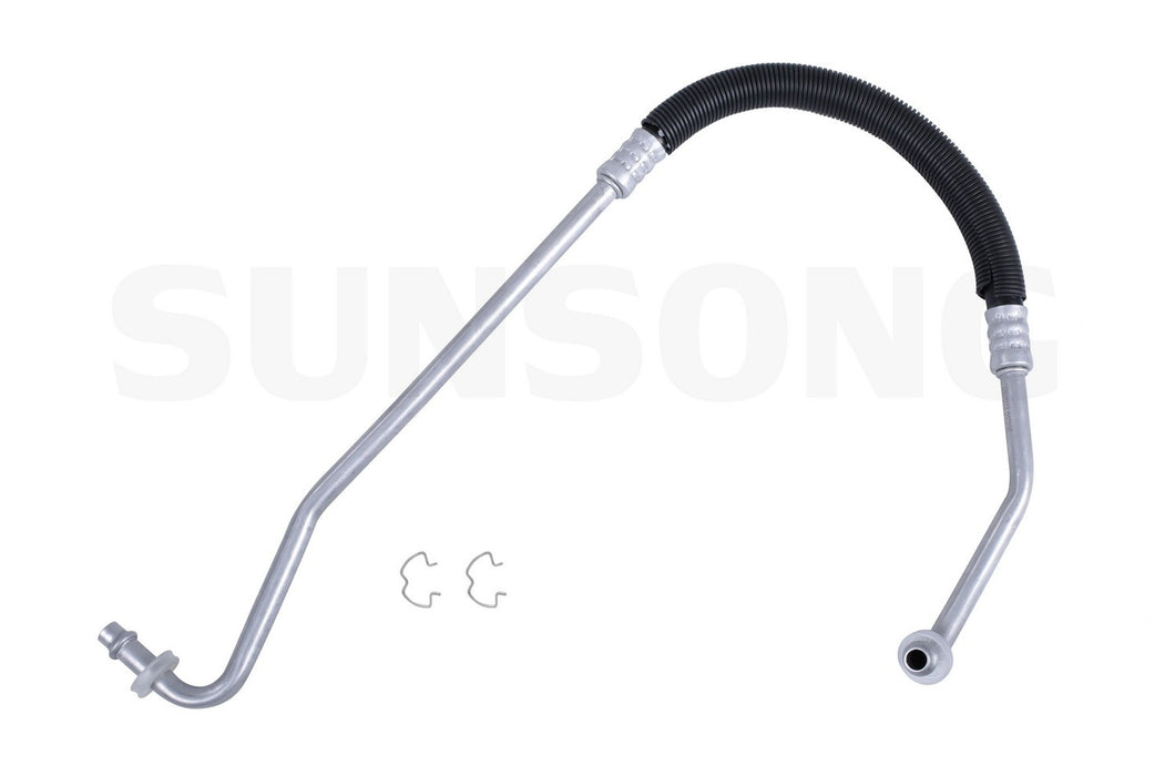 Outlet (Lower) Engine Oil Cooler Hose Assembly for GMC Sierra 3500 2003 2002 2001 - Sunsong 5801273