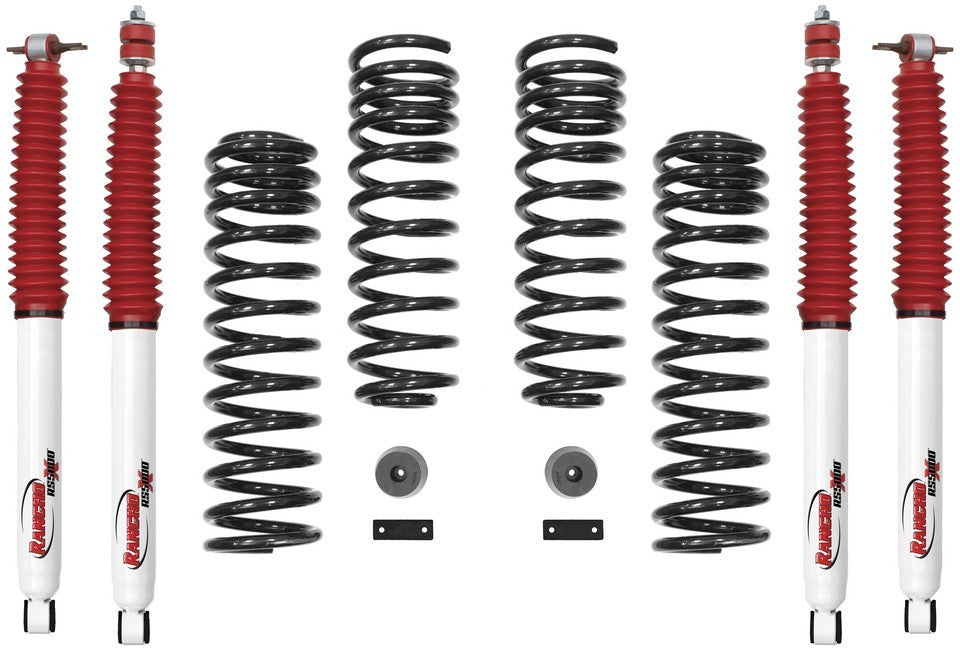 Front and Rear Suspension Kit for Jeep Wrangler 4WD 4-Door 2017 2016 2015 2014 2013 2012 2011 2010 2009 2008 2007 P-3284125