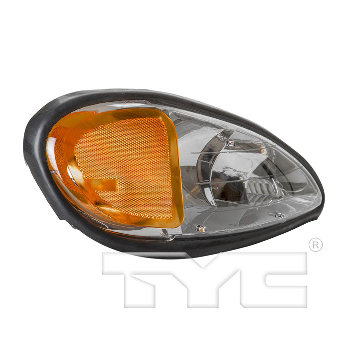 Right Headlight Assembly for Pontiac Grand Am 2005 2004 2003 2002 2001 2000 1999 P-3306319