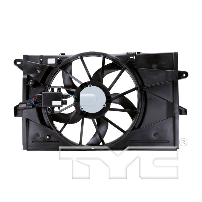 Dual Radiator and Condenser Fan Assembly for Lincoln MKS EcoBoost Sedan 2012 2011 2010 2009 - TYC 621890