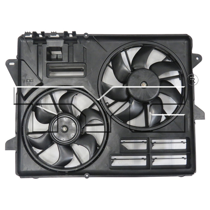 Dual Radiator and Condenser Fan Assembly for Ford Mustang 2020 2019 2018 2017 2016 2015 P-3311687