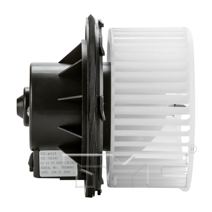 Front HVAC Blower Motor for Chevrolet Suburban 2500 2011 2010 2009 2008 2007 2006 2005 2004 2003 - TYC 700191