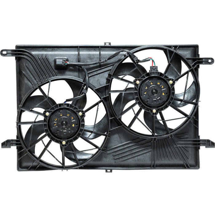 Dual Radiator and Condenser Fan Assembly for Buick Enclave 2017 2016 2015 2014 2013 2012 2011 2010 2009 2008 P-3368600