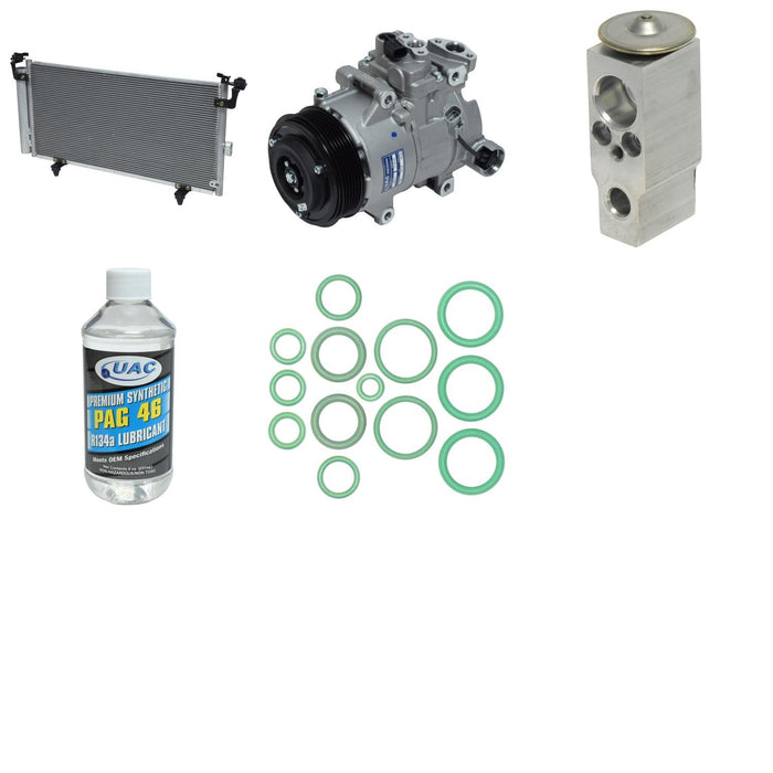 A/C Compressor and Component Kit for Subaru Outback 3.6L H6 2014 2013 2012 2011 2010 - Universal Air KT1401A