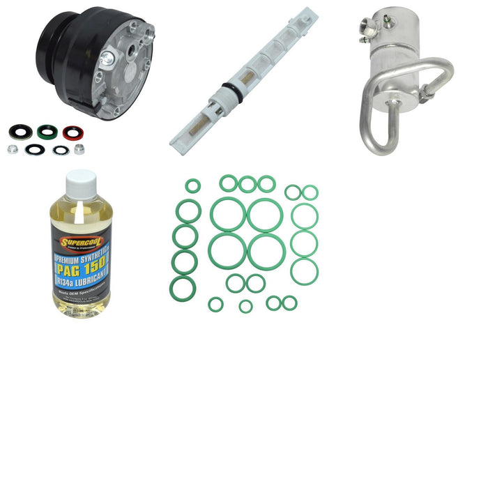A/C Compressor and Component Kit for Oldsmobile Cutlass Calais 1984 1983 1982 1981 1980 - Universal Air KT2633