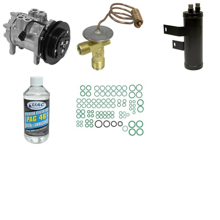 A/C Compressor and Component Kit for Ford E-350 Econoline 1987 1986 1985 1984 1983 P-3384663