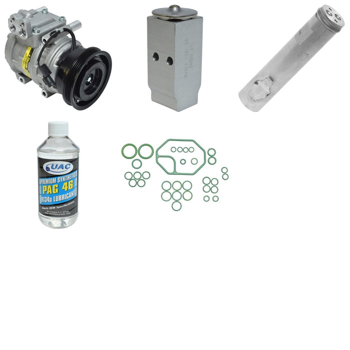 A/C Compressor and Component Kit for Hyundai Tucson 2.0L L4 13 VIN 2009 2008 - Universal Air KT5306