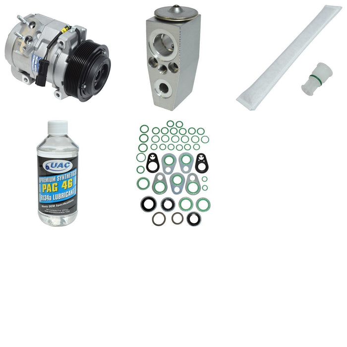 A/C Compressor and Component Kit for Ram 3500 6.7L L6 DIESEL 39 VIN 2013 2012 - Universal Air KT5434