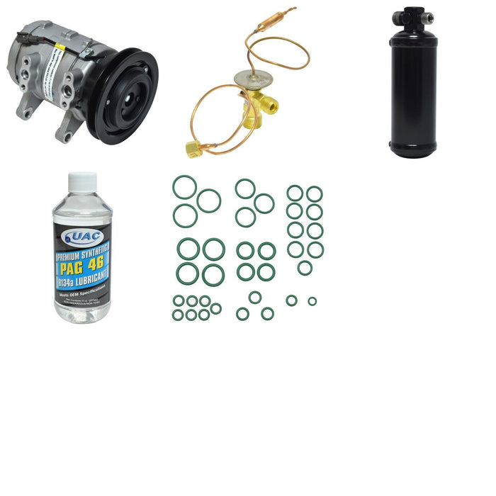 A/C Compressor and Component Kit for Nissan D21 2.4L L4 1 VIN 1994 1993 1992 - Universal Air KT5626