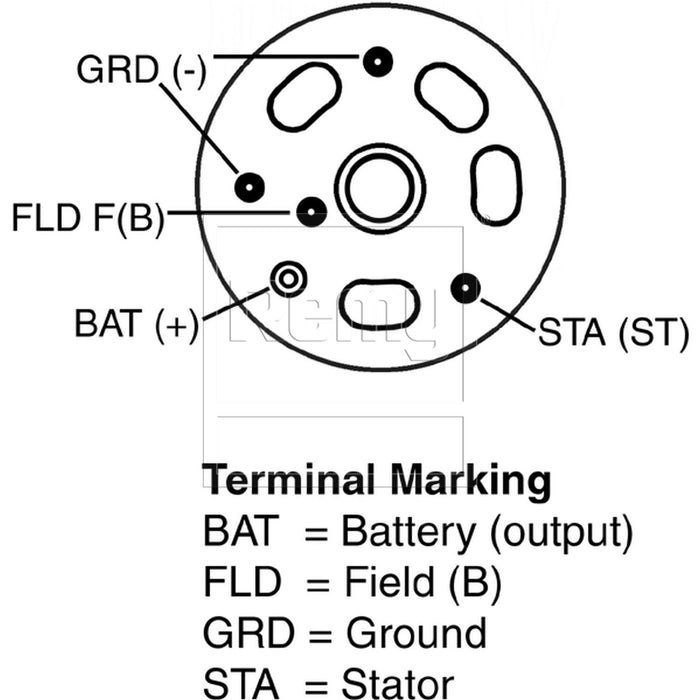 Alternator for Ford P-500 1977 1976 1975 P-3580157