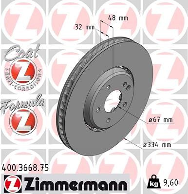 Front Left/Driver Side Disc Brake Rotor for Mercedes-Benz E55 AMG 5.5L V8 RWD GAS 2002 2001 2000 1999 1998 P-3655328