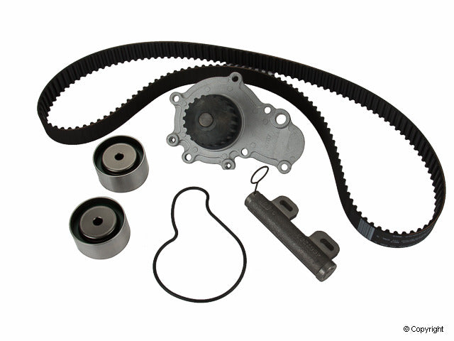Engine Timing Belt Kit with Water Pump for Plymouth Neon 2.0L L4 GAS 1999 1998 1997 1996 1995 - Gates TCKWP246B